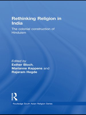 cover image of Rethinking Religion in India